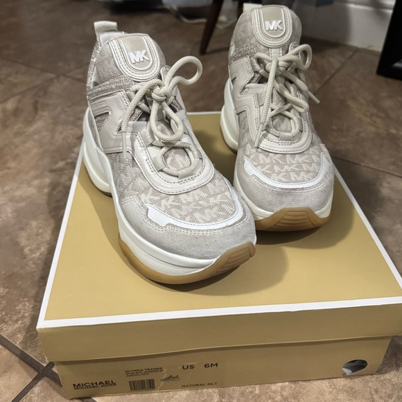 Michael Kors Olympia Trainer Sneakers - Picture 3 of 13